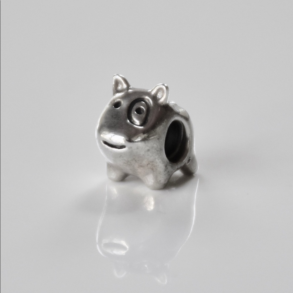 Pandora Bull’s Eye Dog Silver Charm